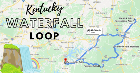 Kentucky’s Scenic Waterfall Loop Will Take You To 6 Different Waterfalls