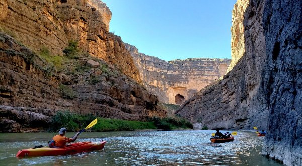 Paddling Through The Hidden Santa Elena Canyon Is A Magical Texas Adventure That Will Light Up Your Soul