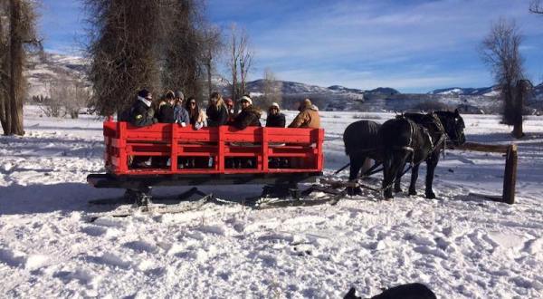 Take A Sleigh Ride Through The River Bottoms For A Truly Unique Utah Experience