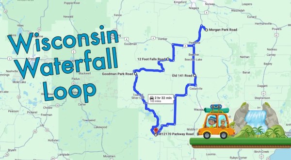 This Scenic Wisconsin Waterfall Loop Will Take You To 7 Different Waterfalls