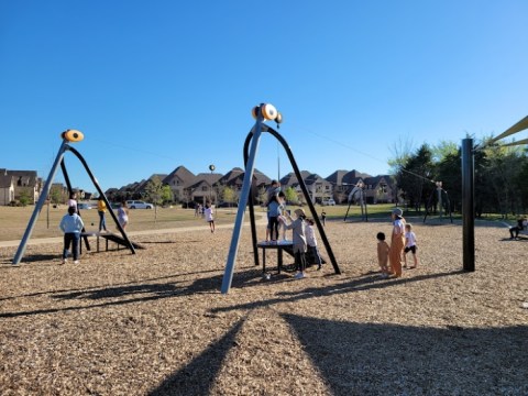 Your Kids Will Have A Blast At This Texas Playground With Its Very Own Miniature Zipline