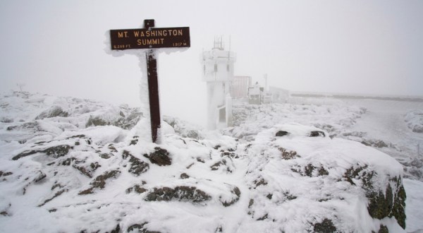 The Lowest Wind Chill Ever Was Recorded At New Hampshire’s Highest Point This February