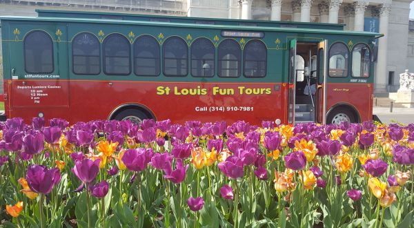 Experience History Aboard A Guided Trolley Tour Of St. Louis, Missouri