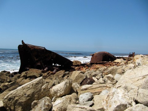 This Fascinating Southern California Shipwreck Has Been Abandoned And Reclaimed By Nature For Decades Now