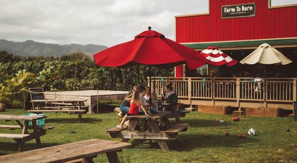 This Rustic Barn Restaurant In Hawaii Serves Up Heaping Helpings Of Fresh Cooking