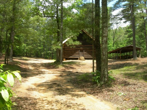 Most People Don’t Know There’s A Log Cabin Church Hiding Deep In Alabama's Woods