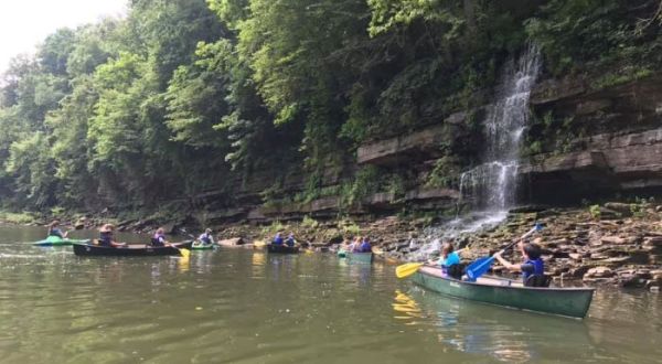 Paddling Through In Rock Island State Park Is A Magical Tennessee Adventure That Will Light Up Your Soul