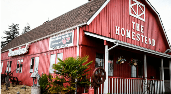 This Rustic Barn Restaurant In Washington Serves Up Heaping Helpings Of Country Cooking