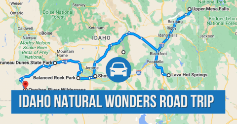 This Scenic Road Trip Takes You To 7 Natural Wonders Of Idaho