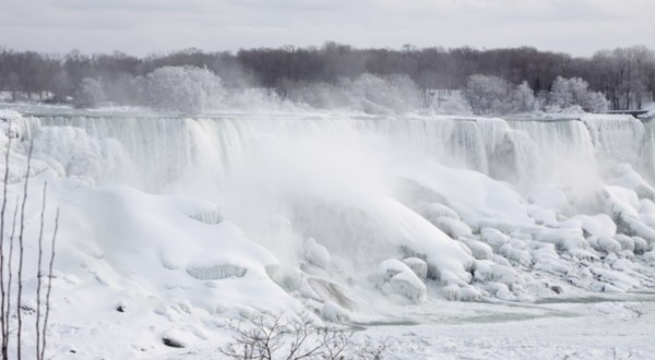 The Frozen Waterfalls On The Mohawk River In New York Are A Must-See This Winter