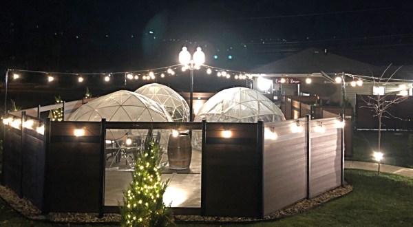 Unwind Inside A Private Igloo With A Glass Of Wine At Greater Cleveland’s Carso Rosso Winery