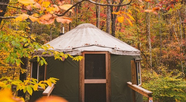 Go Glamping At These 6 Campgrounds In North Carolina With Yurts For An Unforgettable Adventure