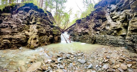 The Marvelous 3.4-Mile Trail In New York Leads Adventurers To A Little-Known Waterfall