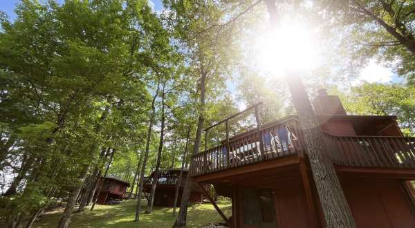 There’s A Treehouse Village In Wisconsin Where You Can Spend The Night