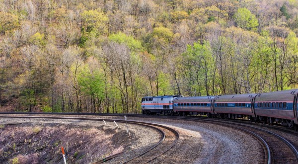 Ride The Amtrak Through The Pennsylvania Countryside For Around $40 One Way