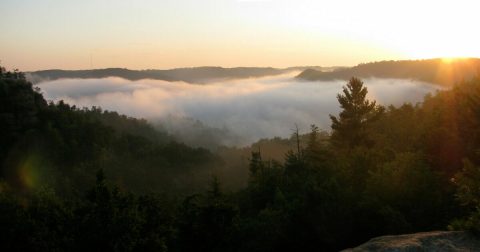 The Scenic Drive To Red River Gorge Is Almost As Beautiful As The Destination Itself