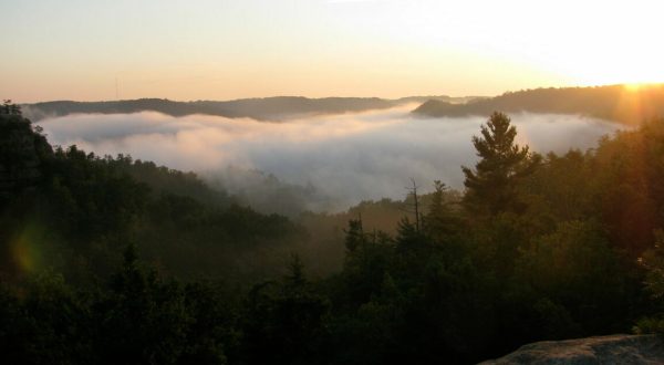 The Scenic Drive To Red River Gorge Is Almost As Beautiful As The Destination Itself