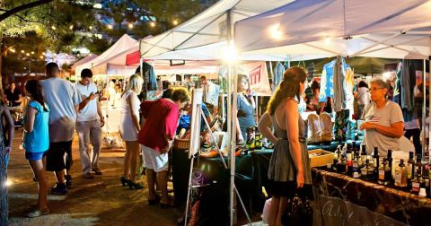 Visit Flea By Night, Texas' Unique Nighttime Flea Market