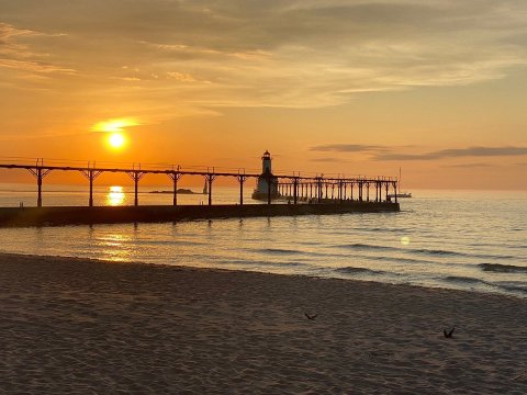 You'll Love A Trip To Indiana's Longest Pier That Stretches Infinitely Into Lake Michigan