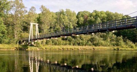 Most Michiganders Haven't Heard Of Little Mac, The Longest Wooden Suspension Bridge In The Lower Peninsula
