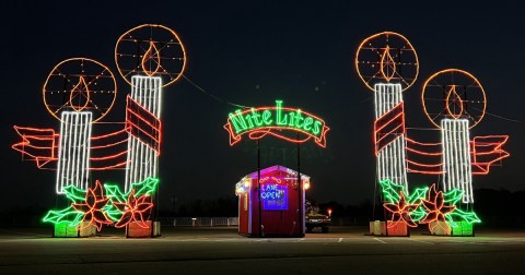 Drive Through A Million Lights At Michigan International Speedway During The Nite Lites Holiday Display