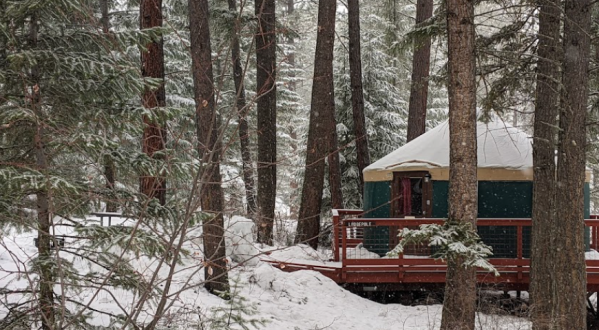 Winchester Lake State Park Is Home To A Yurt Village In Idaho Where You Can Spend The Night