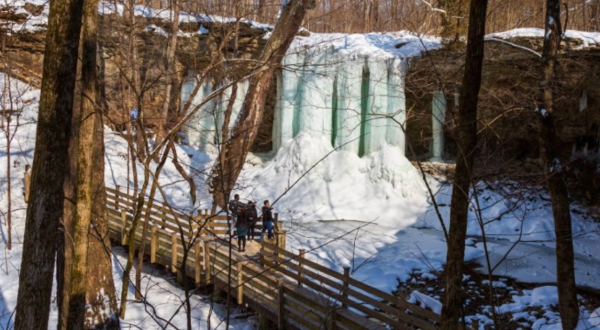 We Bet You Didn’t Know There Was A Miniature Niagara Falls In Ohio