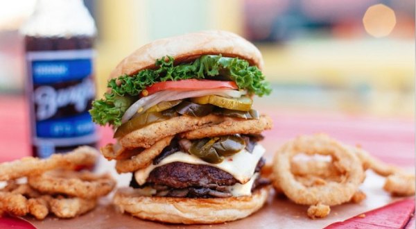 You’ll Barely Be Able To Take A Bite Of The Massive Burgers At Ed’s Burger Joint In Mississippi