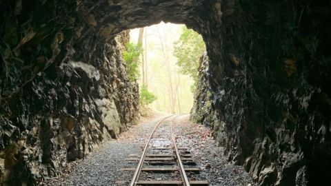 The Amazing Doe River Gorge Trail In Tennessee Takes You Through Two Train Tunnels