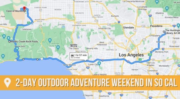 The Ultimate Weekend Itinerary If You Love Spending Time Outdoors In Southern California