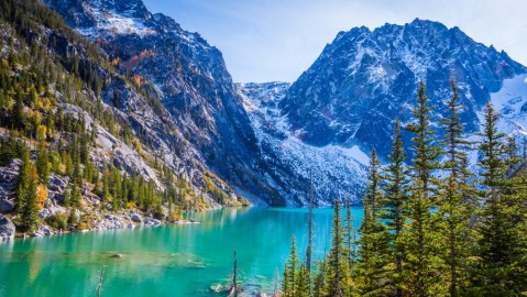 Colchuck Is A Magical Lake In Washington Where The Water Is A Mesmerizing Blue