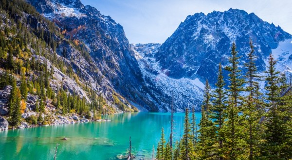 Colchuck Is A Magical Lake In Washington Where The Water Is A Mesmerizing Blue