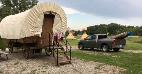 True West Is A Covered Wagon Campground In Tennessee And It's A Unique Overnight Adventure