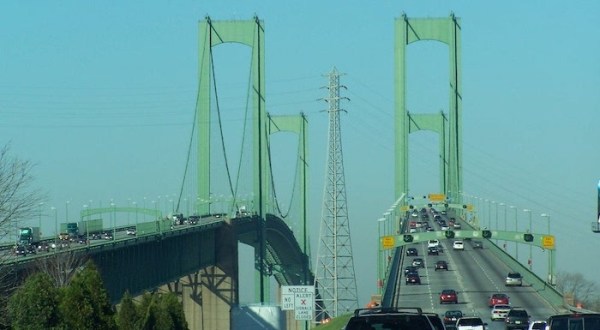 Straddling The New Jersey-Delaware Border, The Delaware Memorial Bridge Is One Of The Most Unique Places You’ll Ever Visit