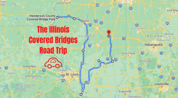 Hop In The Car And Visit 7 Of Illinois’ Covered Bridges In One Day