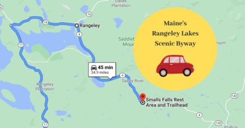 Hop In Your Car And Take Rangeley Lakes Byway For An Incredible 35-Mile Scenic Drive In Maine