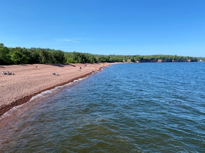 Visitors enjoy the unique landscape of Minnesota’s North Shore.