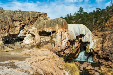 The Scenic Drive To Jemez Springs Soda Dam In New Mexico Is Almost As Beautiful As The Destination Itself