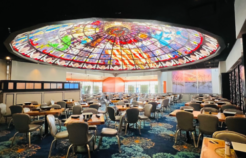 Dine Under A Beautiful Stained Glass Dome At This Mouthwatering Restaurant In Virginia