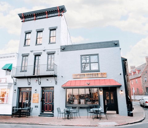 You'll Barely Be Able To Take A Bite Of The Massive Burgers At Iron Rooster In Maryland