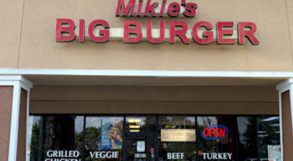 You’ll Barely Be Able To Take A Bite Of The Massive Burgers At Mikie’s Big Burger In Georgia