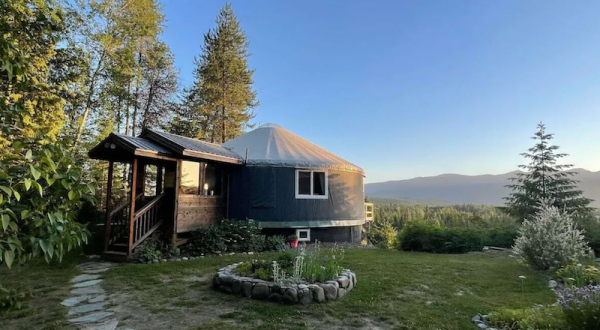 There’s A Yurt Hidden In A Forest In Idaho That Feels Like Heaven