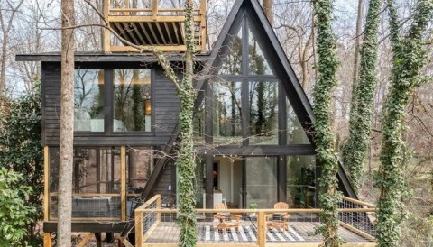 This Idyllic A-Frame Treehouse In South Carolina Is The Romantic Getaway Of Your Dreams