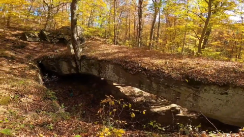 We Bet You Didn't Know There Was A Miniature Natural Bridge In West Virginia