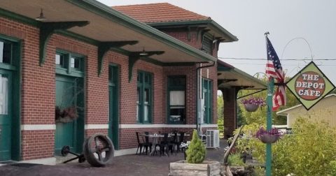 This Historic Missouri Train Depot Is Now A Beautiful Restaurant