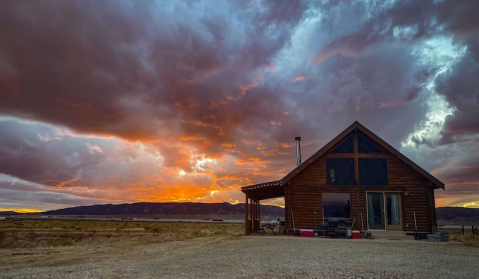 Spend The Night In A Cabin That's Located On An Actual Llama Ranch Right Here In Utah
