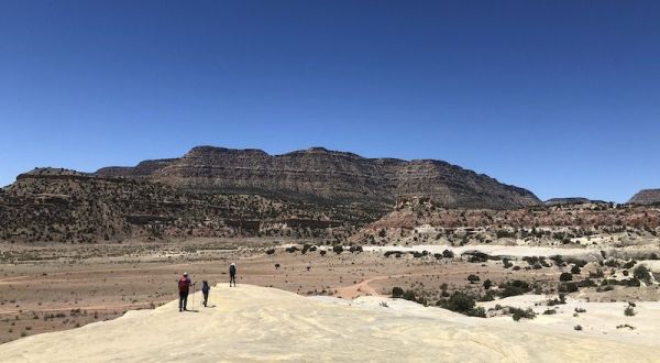 Walk Along Hundreds Of Dinosaur Tracks On This Short And Easy Hiking Trail In Utah