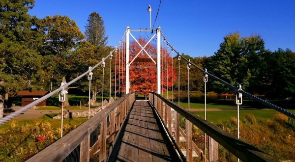 The Wisconsin County Park Where You Can Hike Across A Scenic Suspension Bridge Is A Grand Adventure