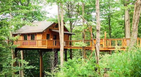 Spend The Night In This Incredible Ohio Treehouse For An Unforgettable Adventure