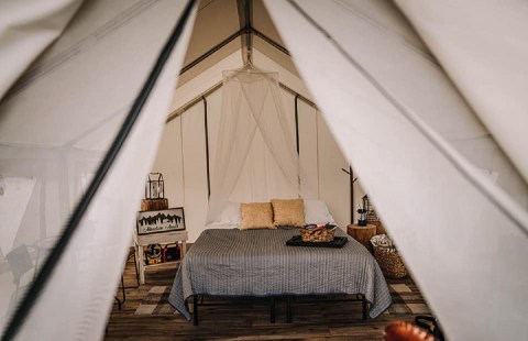 Oklahoma's New Glampground Getaway, Adventure Born Is Truly One Of A Kind